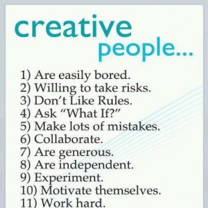 Creative People infographic