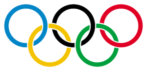 The olympic rings logo